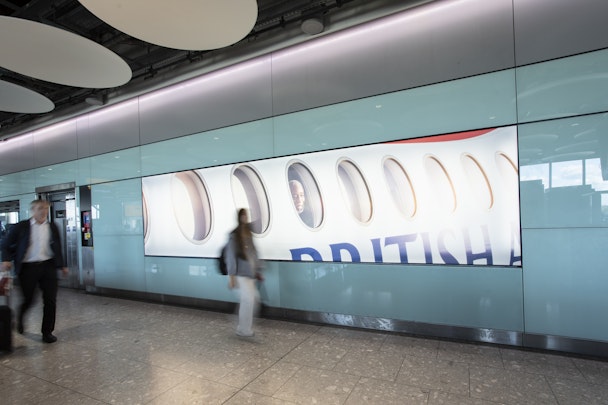 British Airways OOH ad British Airways OOH ad