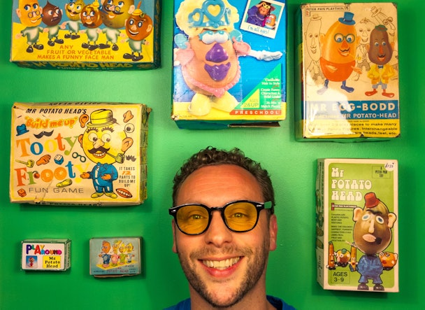 Lee Bofkin and his Mr Potato Head collection Lee Bofkin and his Mr Potato Head collection