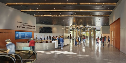 The interior of the National Museum of African American History and Culture The interior of the National Museum of African American History and Culture