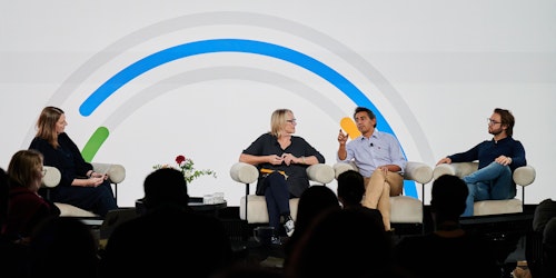 four people on stage at Google's Privacy Forum four people on stage at Google's Privacy Forum