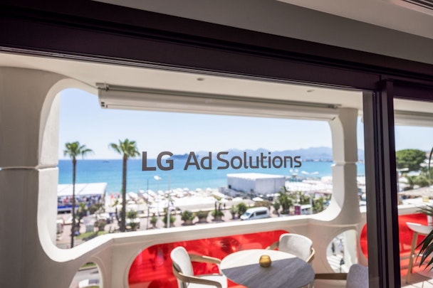 LG Ad Solutions studio in Cannes, France. LG Ad Solutions studio in Cannes, France.