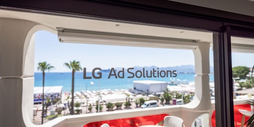 LG Ad Solutions studio in Cannes, France. LG Ad Solutions studio in Cannes, France.