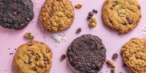 Cookies on a tray Cookies on a tray