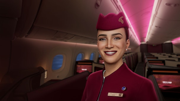Digital AI cabin crew Sama takes Qatar Airways’ brand experience to the skies Digital AI cabin crew Sama takes Qatar Airways’ brand experience to the skies