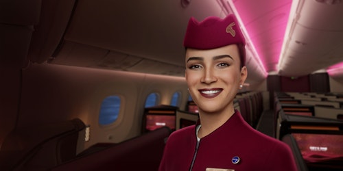 Digital AI cabin crew Sama takes Qatar Airways’ brand experience to the skies Digital AI cabin crew Sama takes Qatar Airways’ brand experience to the skies