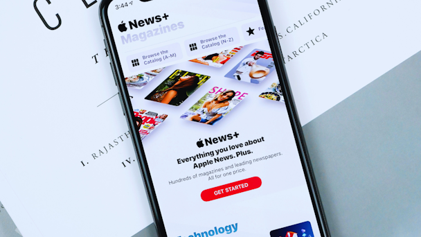 Apple News interface Apple News interface