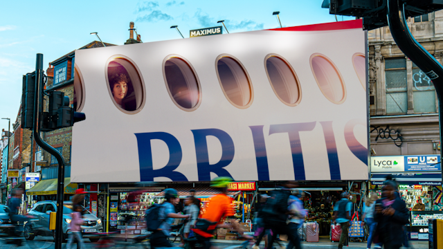British Airways billboard British Airways billboard