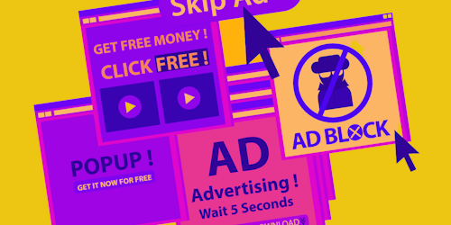 Clickbait illustration Clickbait illustration