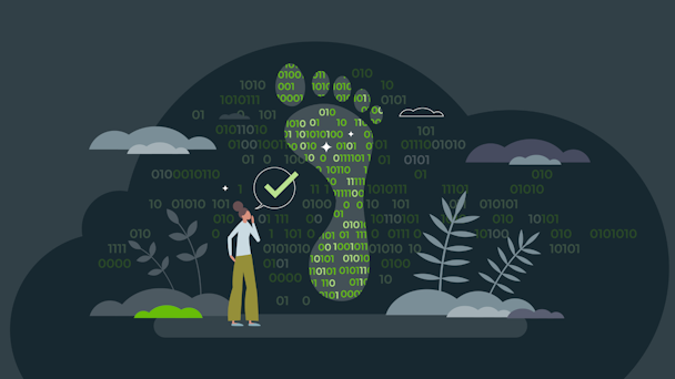 Digital footprint concept Digital footprint concept
