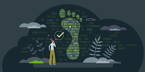 Digital footprint concept Digital footprint concept