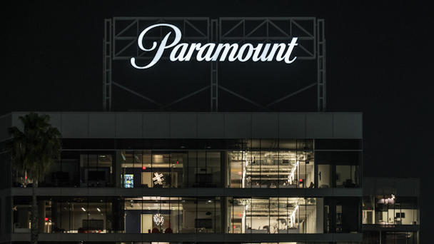 Paramount building facade Paramount building facade