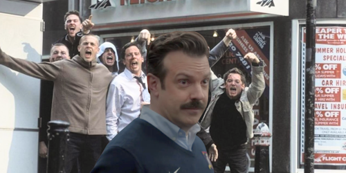 A combination of Green Street Ultras x Ted Lasso A combination of Green Street Ultras x Ted Lasso