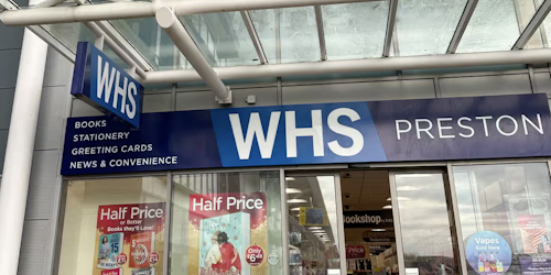 Image of WHSmith trial logo next to the NHS logo Image of WHSmith trial logo next to the NHS logo